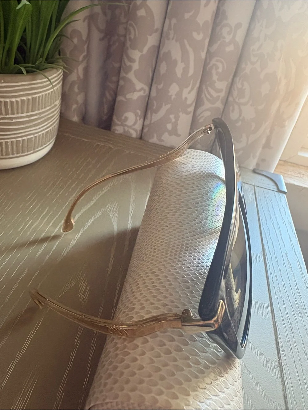 Jimmy Choo Oversized Sunglasses - Classic Shield Style
